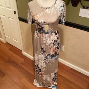 Beautiful floral maxi dress